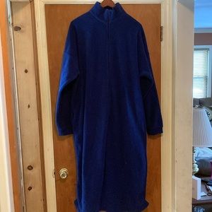 Big Chill navy blue zip-up Snuggie - 2XL